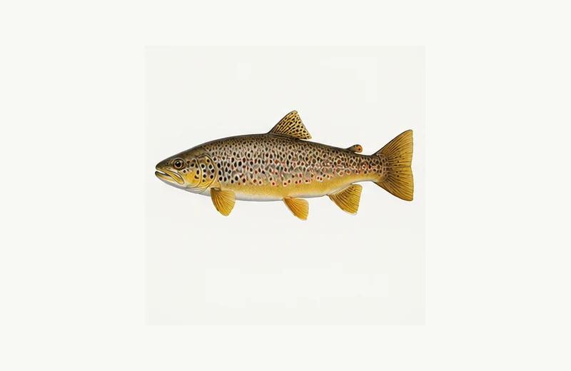 Realistic reference image of Brown Trout
