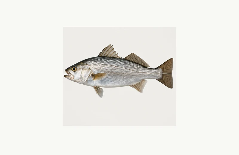 Realistic reference image of White Seabass
